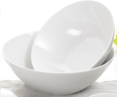 Insalatiera costolata melamina cm.23 bianco