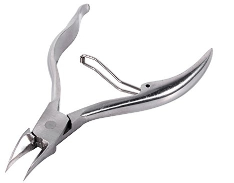 Tronchese per cuticole in acciaio inossidabile, tagliaunghie professionale per dita delle dita dei piedi, tronchesino per unghie delle unghie spesse, strumenti per pedicure per la cura delle unghie