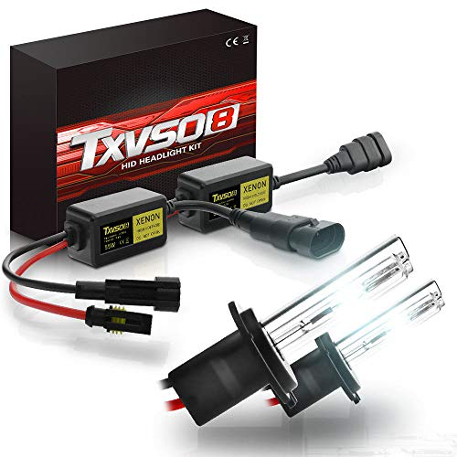 ZH-VBC H7 12V 55W Xenon Lampen, Xenon HID Conversion Kit Scheinwerfer, Hell Weiß Xenon Look Ersatz Scheinwerfer Halogen Auto Lampe, 6000K/8000K/10000K/12000K,6000K