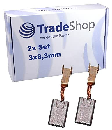 2x Kohlebürsten für Hilti 430917 Motor SFC 14-A ETL assy / 430913 Gearing SFC 14-A CE / 419991 Speed switch SFC 14-A assy/Motorkohlen Kohlestifte