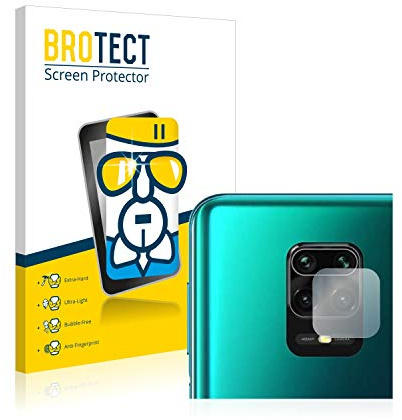 BROTECT Protector Pantalla Cristal para Xiaomi Redmi Note 9S / 9 Pro (SOLO Cámara) Protector Vidrio - [Dureza 9H, Anti-Arañazos]