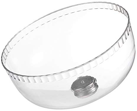 TOYANDONA Verre Clair Gâteau en Verre Affichage Cloche Clair Cloche en Verre Couverture pour Cupcake Dessert Fromage Bonbons Succulentes Plantes 25. 5Cm * 25. 5Cm * 13Cm