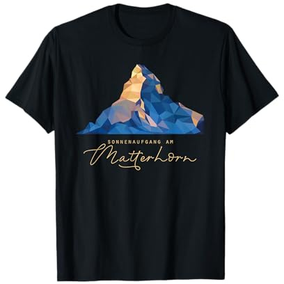 Suisse Mont Cervin Matterhorn Zermatt Valais Alpes Montagne T-Shirt