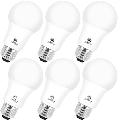 Energetic 6-Pack Dimmable LED Light Bulbs 100 Watt Equivalent, 1500 Lumens 12.5W, Warm White 3000K, E26 LED Bulb, 15000 Hrs, ETL Listed