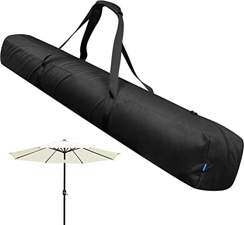 Almacenamiento para sombrillas, Almacenamiento Plegable para sombrilla Playa, 57 Pulgadas, Resistente al Agua, Almacenamiento al Aire Libre con Cremallera para Senderismo