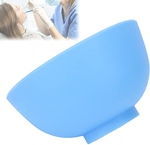 Cuenco para Mezclar de Goma Flexible, Cuenco para Mezclar Material de Yeso de Alginato con Accesorio Dental para Trabajos de Laboratorio Dental (M)