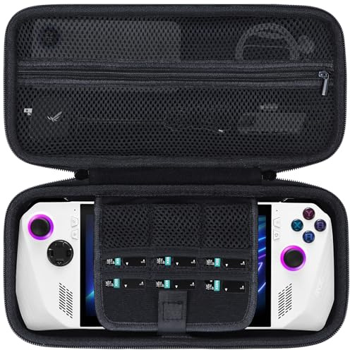 Lebakort ﻿Duro Viaggio Caso Custodia per ASUS ROG Ally X RC72LA / ASUS Rog Ally Z1 AMD Ryzen Z1 Extreme Console di Gioco Portatile﻿ (Nero)