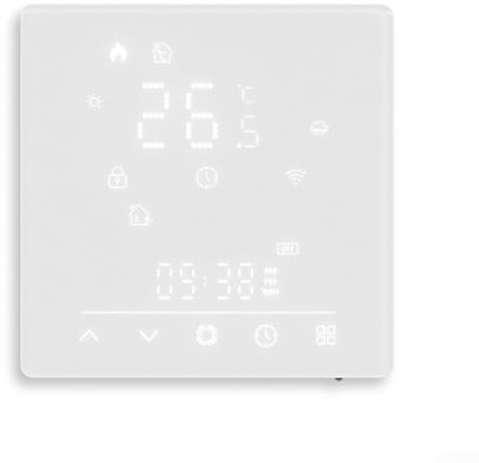 Smart Thermostat,WiFi Enabled Smart Thermostat By For MOES Supports Various Heating MethodsFor Electric Underfloor Heating, with Timer(GB-Wifi)