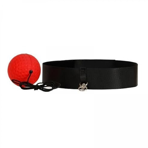 F Fityle 3X Box Reflexball Stirnband Set, Punch Kampfball, Boxausrüstung, Boxball An Schnur, Verstellbar für Übungs Fitness