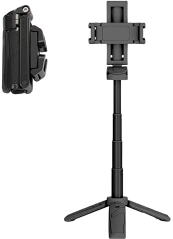 Selfiepinne stativ – 360° justerbar selfiepinne, bärbar lätt design | stativ smartphone, allt i utdragbart mobilstativ för selfies, videografi