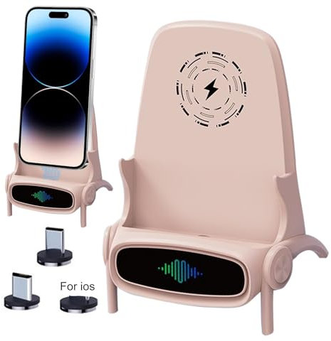Sedia a ricarica rapida senza fili,caricatore wireless per sedia - supporto per telefono di ricarica wireless,supporto per telefono multifunzionale, stazione di ricarica rapida per la maggior parte