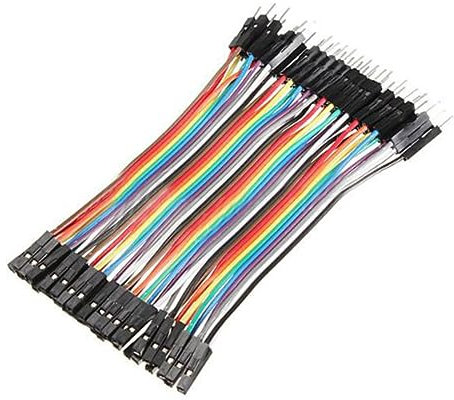 CIYODO Male to Female Jumper Wires 40pcs 10cm Breadboard Wire Cable Set Plastic Insulated Conductive Copper for Electronic Circuit Testing and Education