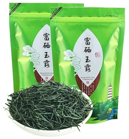 HELLOYOUNG 100g Thé vert chinois biologique Gyokuro à la douceur naturelle en feuilles Un aliment vert aux saveurs uniques sans additifs