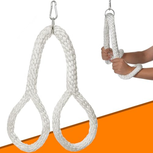 DASKING Cuerda Tríceps para Máquina Poleas, Accesorio de Gimnasio Suave para Jalones y Curl de Bíceps - Diseño Ergonómico Antideslizante para Muñecas - Equipamiento de Fitness para Casa y Gimnasio