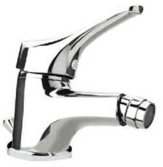 Single lever mixer for Bidet Derby with waste and ceramic cartridge Argo Rubinetterie