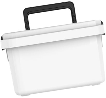 HONITANO Boîte de Rangement Remède Xxl 33,5x26x20 Cm Boîte à Pharmacie en Plastique Portable Étui Multicouche Multifonctionnel Léger pour Maison Bureau Voyage Urgence