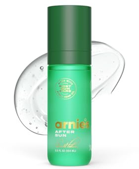 Arnie's After Sun Gel by Arnold Palmer – Cooling Aloe Vera Gel with Hemp Oil & Hyaluronic Acid – Lightweight Hydrating Skin Recovery for Outdoor Sports & Sun Exposure, 3.5 oz