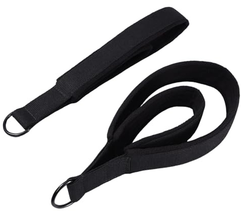 Pilates Reformer Handschlaufen – Fitness D-Ring Doppelschlaufengurt | Pilates Doppelschlaufe Gurt für Damen Herren Sportler Anfänger Fitness-Enthusiasten beschäftigte Profis Yoga