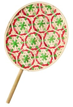 kmgfsd Summers Coolings Supplies - Abanico chino de mano, palmas de mano, fiestas, favor de tejido natural, natural