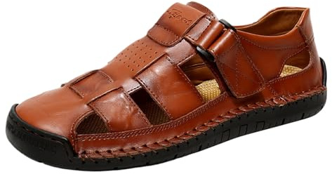 Generisch Comfortable Breathable Outdoor Sports Sandals for Men with Adjustable Straps for Walking Hiking Beach
