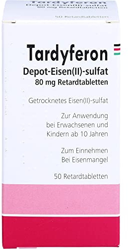 Tardyferon Depot-Eisen(II)-sulfat 80 mg Eurim Retardtabletten, 50 St. Tabletten