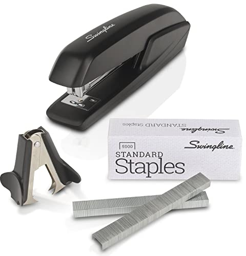 Swingline Stapler Value Pack, 20 Sheet Capacity, Jam Free, Includes Standard Stapler, 5000 Staples and Staple Remover, Black (54551)