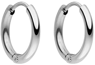 PURELEI® Spirit Ohrringe (Silber) – Damenohrringe aus langlebigem Edelstahl – Wasserfeste Ohrringe Damen – 1,3 cm Durchmesser – Modeschmuck für deinen individuellen Look