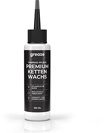greaze Kettenwachs 100ml - hochwertiges Fahrrad Kettenwachs- nachhaltiges Kettenwachs Rennrad - Kettenwachs MTB - Premium Kettenpflege Fahrrad