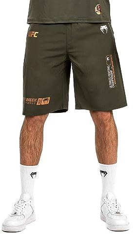 Venum UFC Adrenaline Men’S Fight Week Performance Shorts - Khaki/Bronze - XL