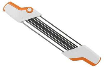 2 In 1 Easy File Chainsaw Chain Easy To Use Metal Chainsaw Sharpener Saw Chain Grinder 2 In 1 Easy File 4.0mm Replace (White)