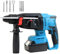 Akku Bohrhammer, Bürstenloser SDS Plus Hammerbohrer kompatibel mit Makita 18V Akku, 3,1J Schlagenergie, 4 Funktionen, mit Bohrtiefenanschlag, 4 Meißeln und 4 Bohrern für Mauerwerk, Wände (ohne Akku)
