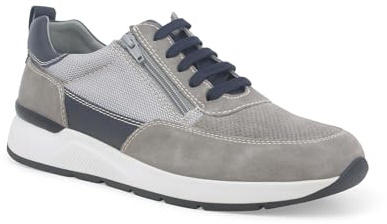 Melluso Walk U55267W Grigio Scarpe Uomo Sneakers Lacci Pelle 41
