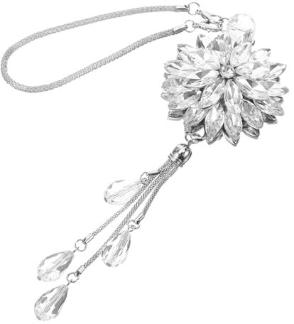 HAWILLOSCH Car Rhinestone Hanging Pendant Für Rückspiegel Stilvolle Auto-dekoration Wasserdichtes Langlebiges Ornament Für Auto Vielseitig Einsetzbar Als Schlüsselanhänger Oder Handy-