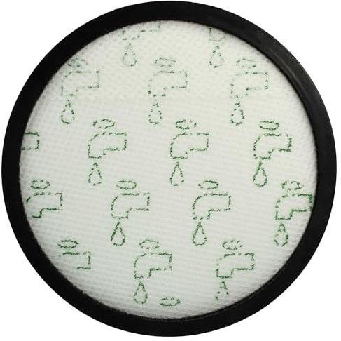 vhbw Dammsugarfilter kompatibelt med Rowenta Green Force Cyclonic Effitech RO7C30EA, RO7C66EA dammsugare – frånluftsfilter svart vit