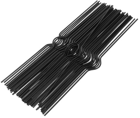 STOBOK 100stücke Doppelspiral-bindehaken Aus Eisen Für Kalenderordner Bilderaufhängerhaken Und Kalenderdrahthalter Drahthaken Für Kalender Wandhaken Für Poster Und Fotoalben