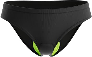 INBIKE Fahrradhose Damen Gepolstert Atmungsaktiv Unterhose für Fahrrad Rennrad MTB Schwarz Rot
