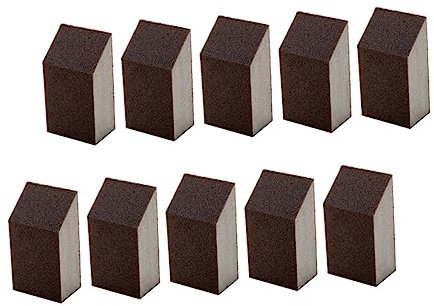Ipetboom 10pcs Kitchen Emery Sponges Remove Rust Stains Descaling Sponge for Pot Pan Sanding for Kitchen Cleaning