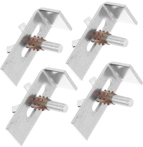 MUCKLILY 4pezzi Per Sottotop Clip Fissaggio Per Installazione Lavabi e Lavelli Brackets Facile e