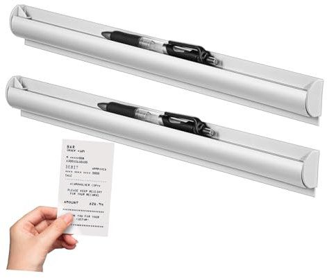 NUOBESTY Lot De 2 Supports De Commande Coulissants Pour Tickets Montés Pour Restaurant Et Bureau
