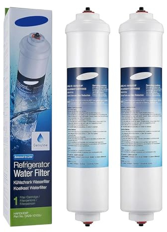 Filtre À Eau For Réfrigérateur, Compatible Avec Samsung (DA29-10105J, WSF-100, Aqua-Pure Plus), Compatible Avec LG (5231JA2010B, GE GXRTQR), Filtre À Eau DA29-10105J(2pcs)