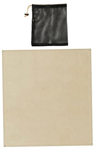 Yardwe Feuerfeste Isoliermatte Aus Glasfaser Für Camping Grill Schutzmatte Hitzebeständig Feuerhemmend Outdoor Picknick Sicherheitsunterlage