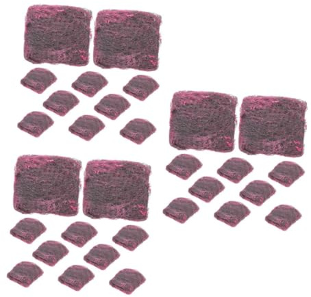 OATIPHO 3 Set Spugne Acciaio Inossidabile per Utensili Abrasivi per Cucina Bagno E Design Unico E Riutilizzabili Rimuovono Grasso E Sporco Ostinato Confezione 10 * 3
