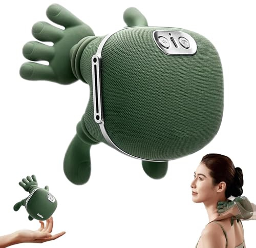 TrueAlign Massage Master for Shoulder, Nackenmassagegerät mit Wärme, 4D-Tiefenmassagegerät für Nacken und Schultern, Rückenmassagegerät, Kabellos Massagegerät für Frauen und Männer