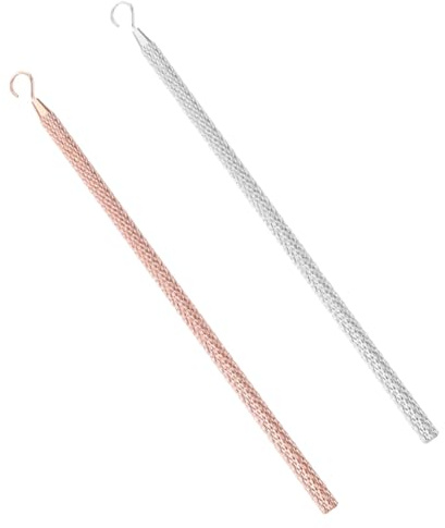 ULTECHNOVO 2Pcs Portable Alloy Bracelet Helper Tool with Comfortable Handle for Easy Jewelry Clasp Fastening and Wearing Assistance Fits All Wrists Lightweight Bracelet Fastener Aid for