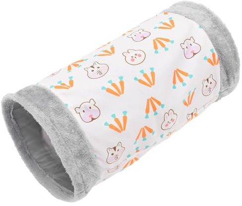 Milisten Túnel de Juguete para Conejos y Gatos Ligero y Cómodo Hecho de Gamuza, para Mascotas Pequeñas y Momentos de Juego y Descanso