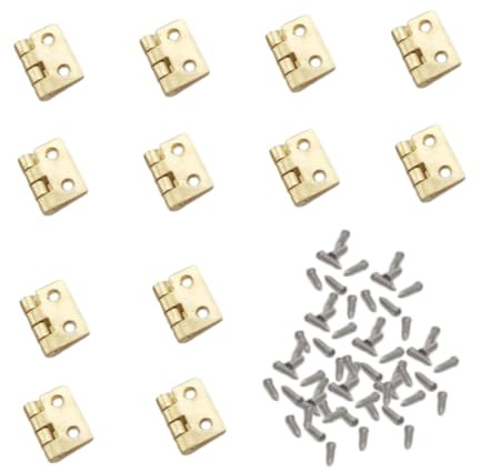 KOMBIUDA 12, Charnières Miniatures pour Meubles, pour Décoration Miniature et Bricolage
