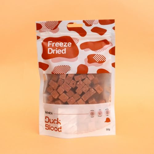 Waita Freeze Dried Ostrich Liver Dog Treats & Cat Treats 50g | 100% Ostrich Liver | High Protein Natural Treats | Grain Free | Single Ingredient Training Rewards