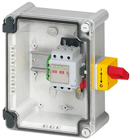 Coffret de proximité 63A IK07 3P avec interrupteur-sectionneur Vistop et bornier de terre Viking 3