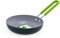 GreenPan Mini Gesunde keramische Antihaft-Eierpfanne 12,7 cm rund, PFAS-frei, Induktion, Stay-Cool-Edelstahlgriff, Backofenfest bis 180 °C, Spülmaschinenfest, Schwarz & Grün