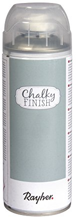 RAYHER Chalky Finish Spray 400ml, Kreidefarbe für eine Fläche von circa 1,5 – 2m², Mintgrün